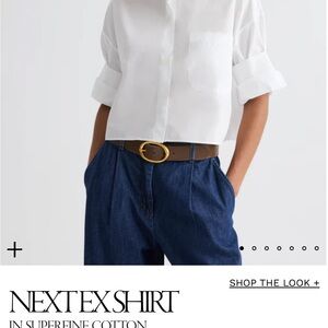TWP, NEXT EX SHIRT
IN SUPERFINE COTTON, XS/S